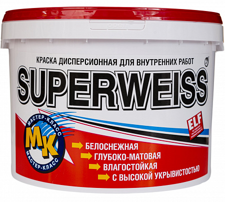 Краска «Superweiss» - Супербелая ВД-АК-203 14 кг